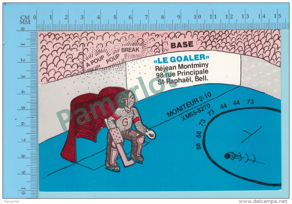 QSL  - St-Raphael De Belchasse Quebec Canada - Base Le Goaler -  2 Scans - CB-Funk