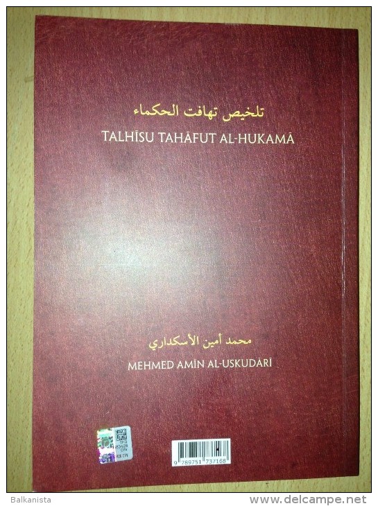 OTTOMAN ARABIC FACSIMILE Telhîsu Tehâfüti’l-Hukemâ Mehmed Emin Üsküdârî - Livres Anciens