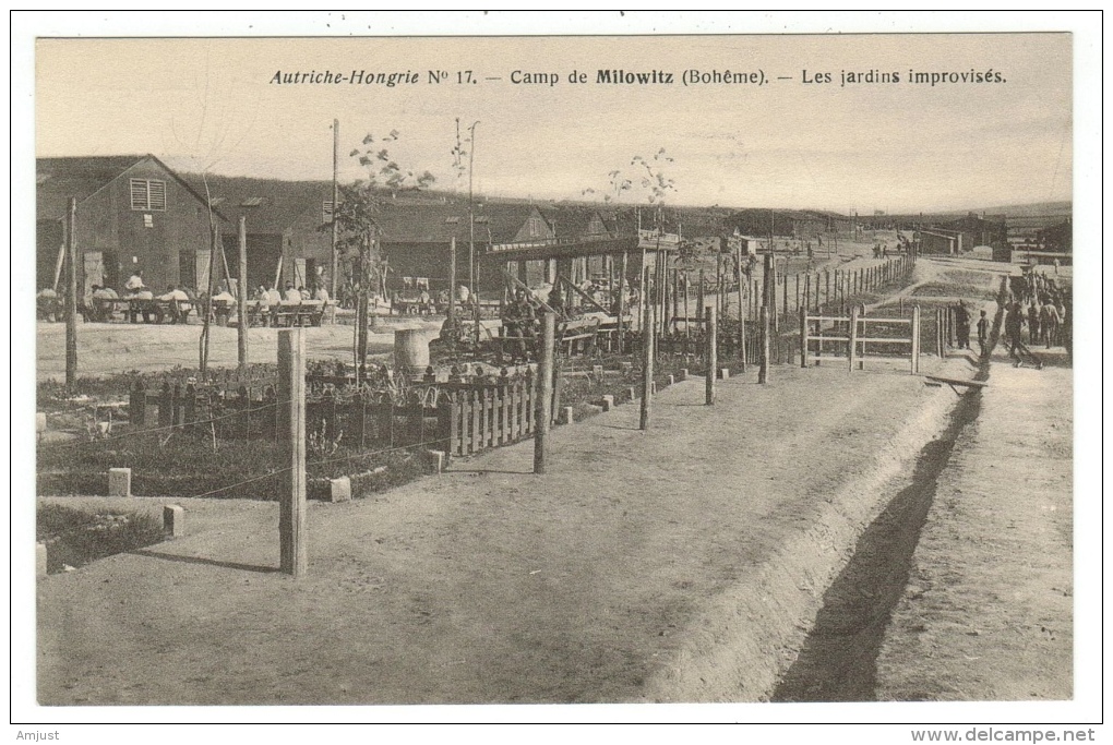 Guerre 1914-1918 // Prisonniers// Autriche-Hongrie  // Camp De Milowitz (Bohème) - Weltkrieg 1914-18