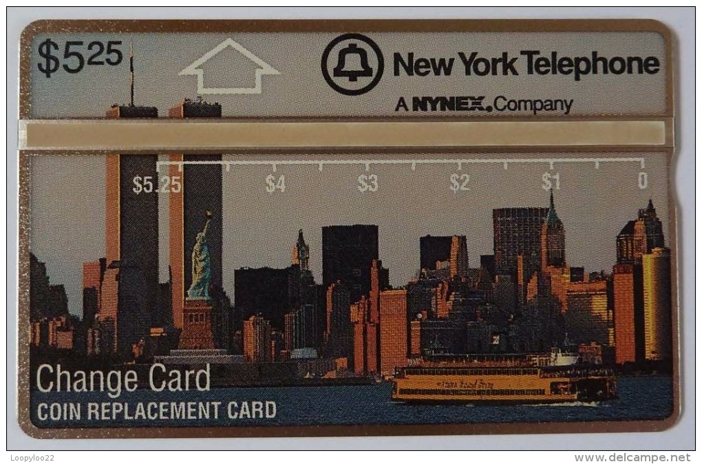 USA - L&G - New York By Day - Nynex - $5.25 - 108D - MINT PERFECT - [1] Tarjetas Holográficas (Landis & Gyr)