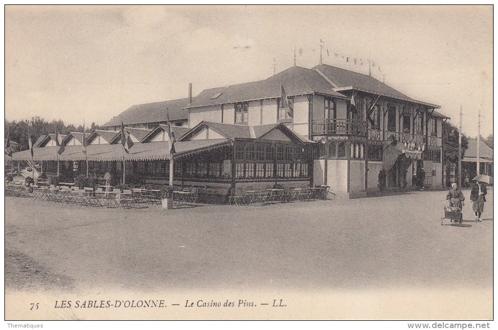 Thématiques 85 Vendée Les Sables D'Olonne Le Casino Des Pins - Sables D'Olonne