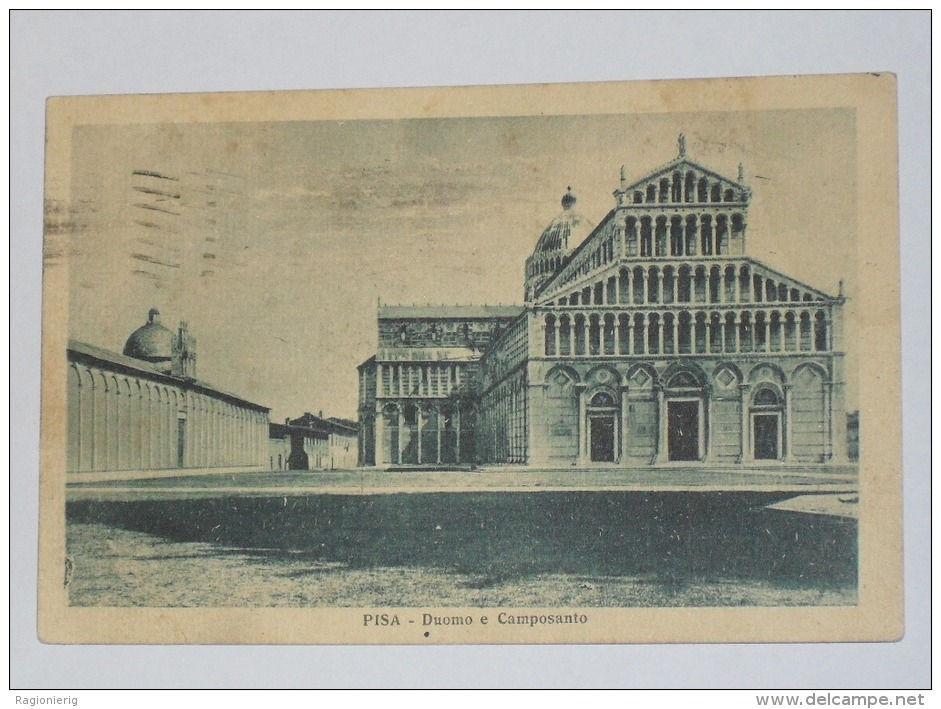 PISA - Duomo E Camposanto - 1929 - Pisa