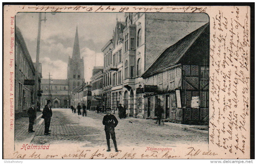 DB6023 - HALMSTAD - KÖPMANGATAN - STREET SCENE - Suède