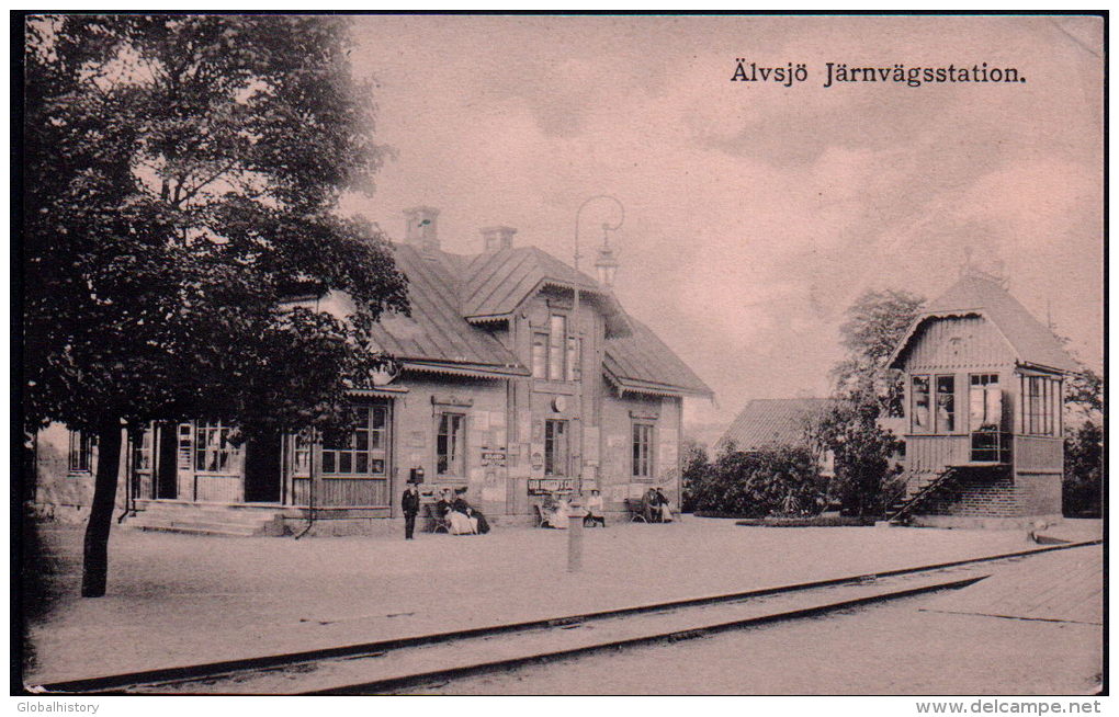 DB6028 - ÄLVSJÖ JÄRNVÄGSSTATION - Suède