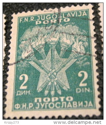 Yugoslavia 1951 Postage Due 2d - Used - Impuestos