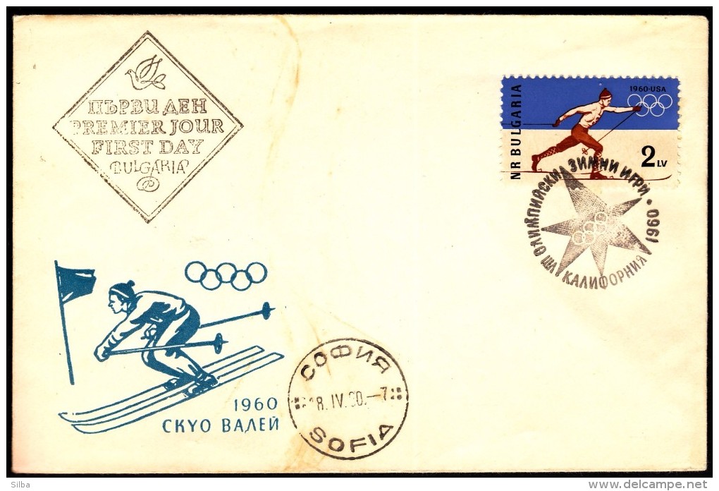 Bulgary Sofia 1960 Olympic Games Squaw Valley 1960 Cross Country Skiing Alpine Skiing - Hiver 1960: Squaw Valley
