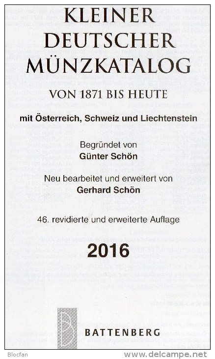 Kleiner Münz Katalog Deutschland 2016 Neu 17€ Numisbriefe+Numisblatt Schön Münzkatalog Of Austria Helvetia Liechtenstein - Alemania