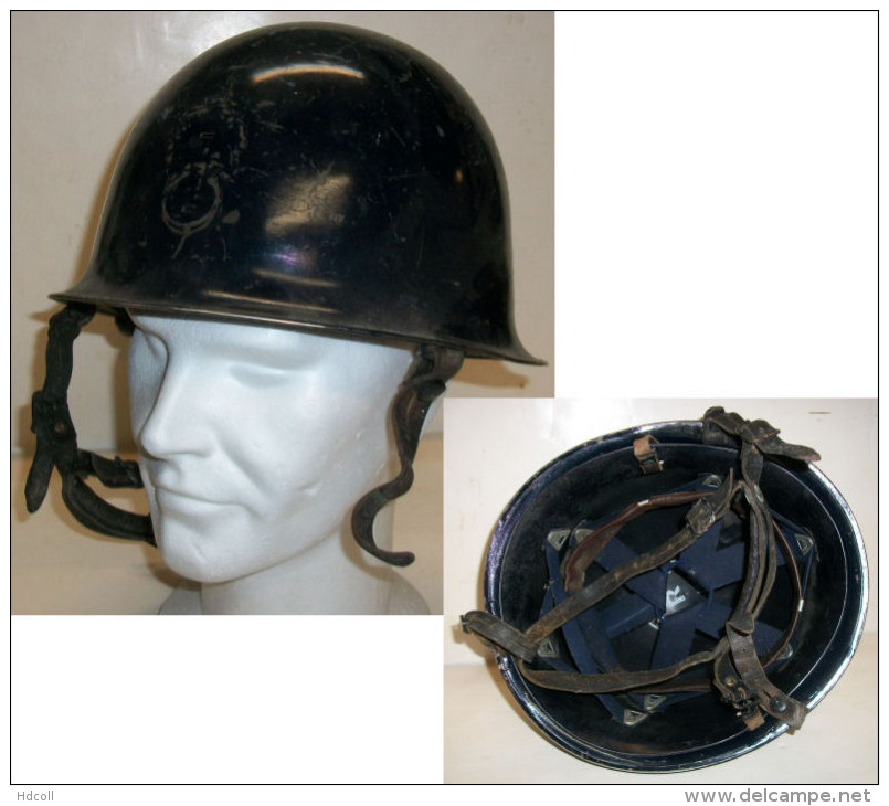 FRANCE - CASQUE MODELE 1951 GENDARMERIE Avec Son Sous Casque - Helme & Hauben