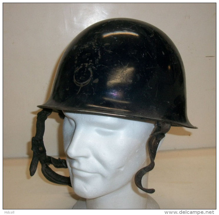 FRANCE - CASQUE MODELE 1951 GENDARMERIE Avec Son Sous Casque - Casques & Coiffures