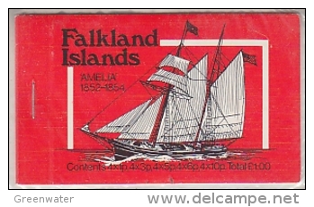 Falkland Islands 1978 Ship "Amelia" Booklet ** Mnh (F5075) - Falklandeilanden