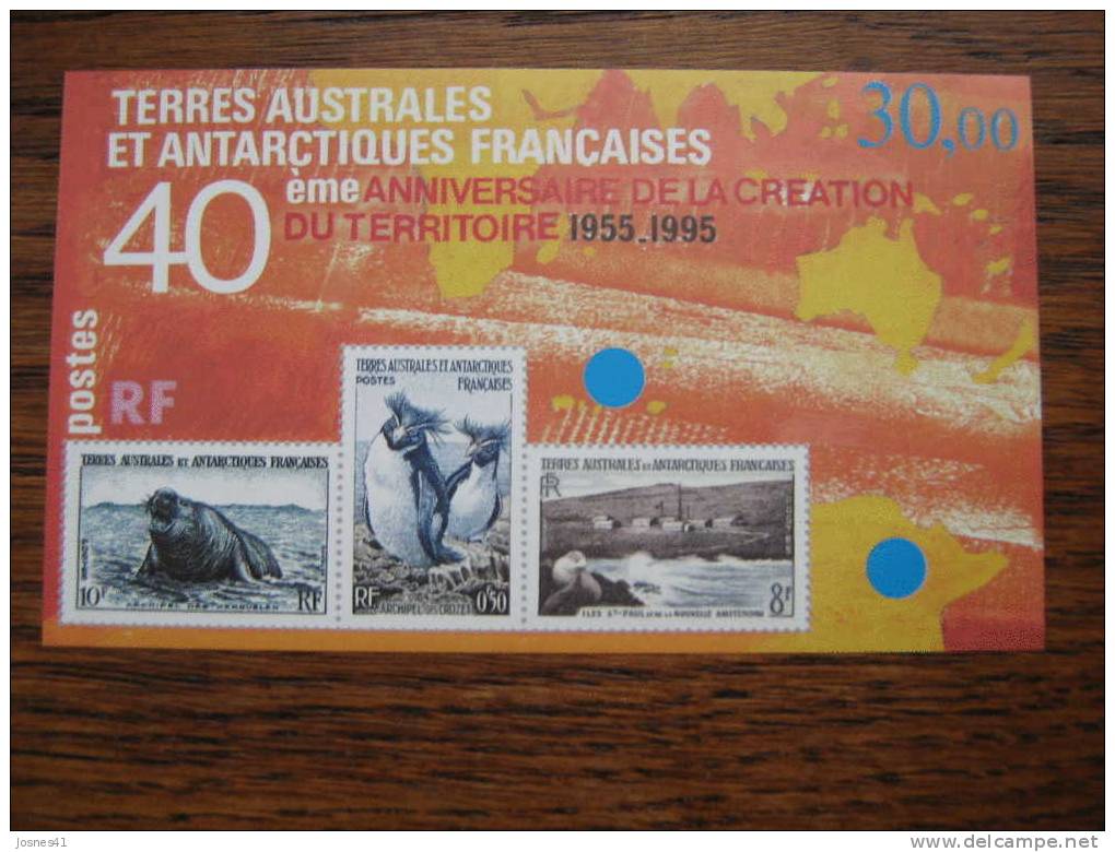 1995  TAAF BF 2  **   ( Animaux ) - Blocs-feuillets