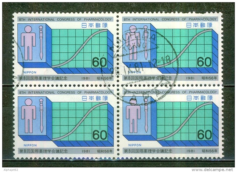 Santé, Médecine - JAPON - Congrès De Pharmacologie à Tokyo - N° 1374  - 1981 - Used Stamps