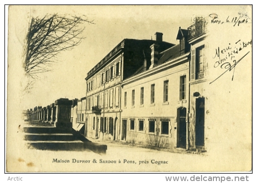 Maison Duphot & Sardou à Pons Près De Cognac Affranchie à Pons Compostée à Fléac - Pons