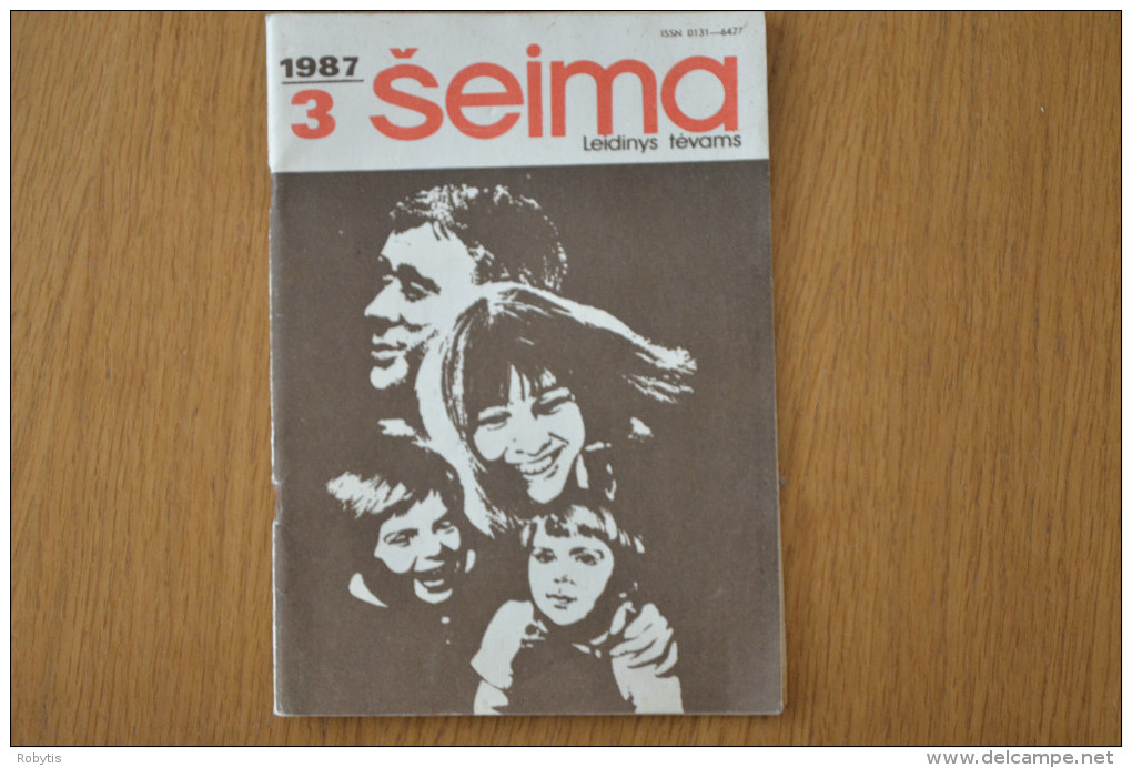 Litauen Lithuania  Soviet Union Period  Magazine "Seima" - "Family" 1987 Nr. 3 - Revues & Journaux