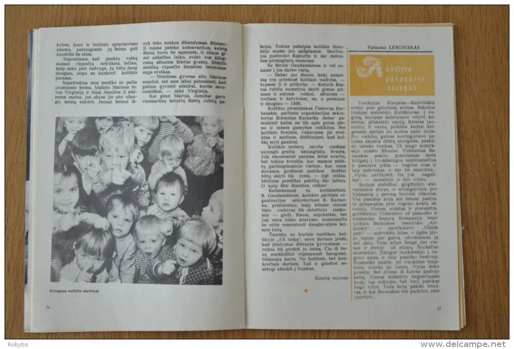 Litauen Lithuania  Soviet Union Period  Magazine "Seima" - "Family" 1987 Nr. 3 - Revues & Journaux