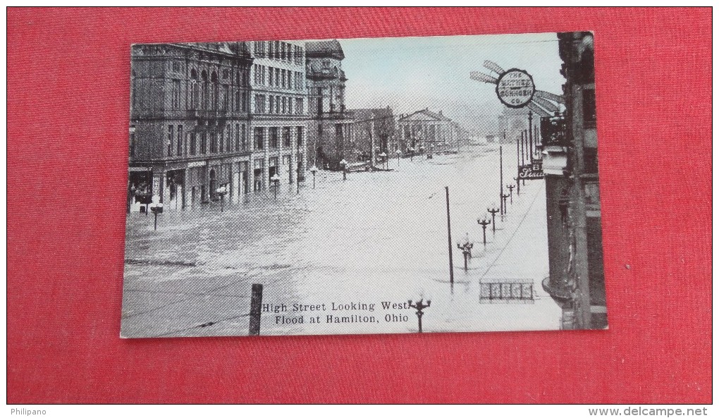 - Ohio> Hamilton  1913 Flood-- High  Street ========ref 50 - Hamilton