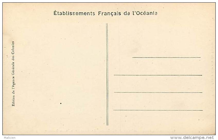 -depts Div.-ref-EE973 - Ets Français De L Oceanie -  Tahiti - Mont Aorai Et Pic Du Diademe -carte Bon Etat- - Polynésie Française