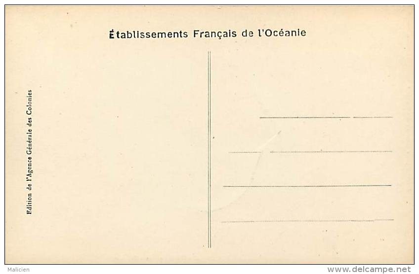 -depts Div.-ref-EE971 - Ets Français De L Oceanie - Iles Marquises -  Teaharoa -  Carte Bon Etat - - Polynésie Française