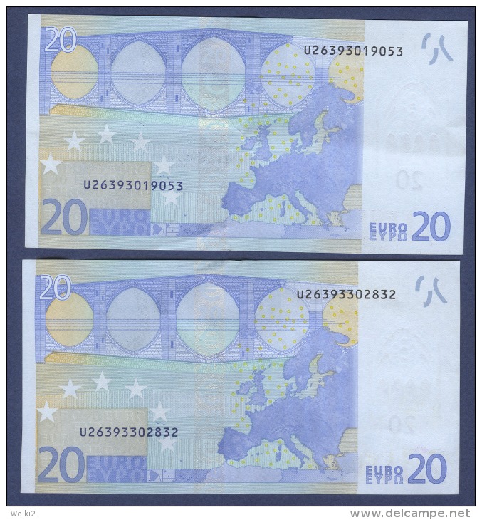 France - 20 € Duisenberg - E001 E5 Circulé - 20 Euro