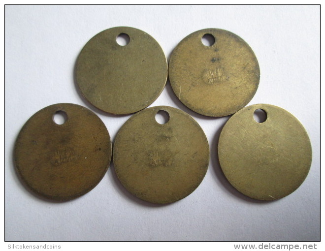 Token - British FIVE Countermarked Universal Aircraft Ltd - Professionali/Di Società