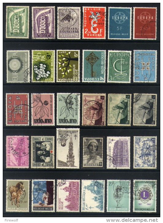D04 - Belgium - Postage Stamps - Lot Used - Sammlungen