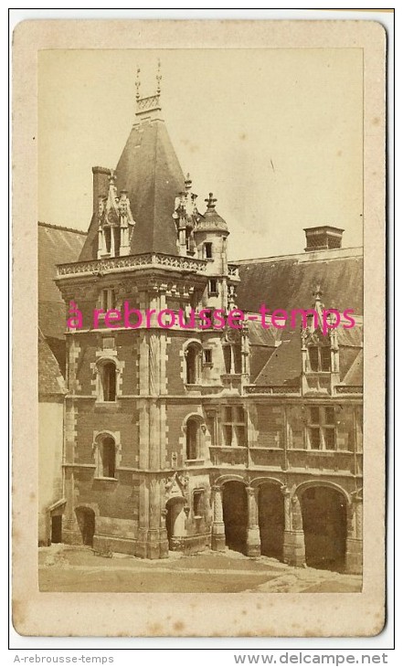 CDV En 1871-chateau De Blois-partie Louis XII--photographie Mieusement à Blois - Anciennes (Av. 1900)