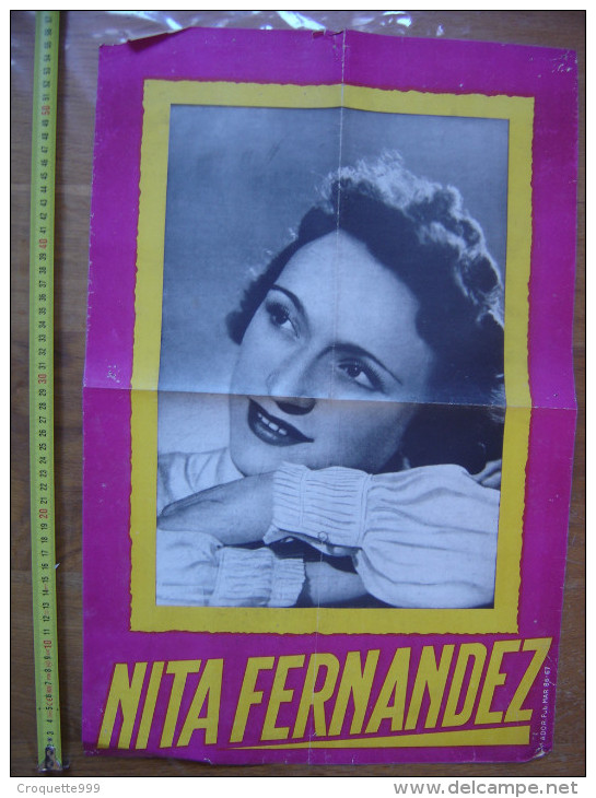 Affiche NITA FERNANDEZ Partenaire De Luis Mariano Dans Andalousie OPERETTE CHANT 1 - Plakate & Poster