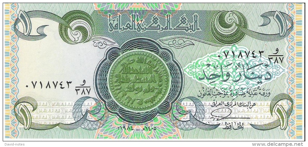 Iraq - Pick 69 - 1 Dinar 1984 - Unc - Iraq