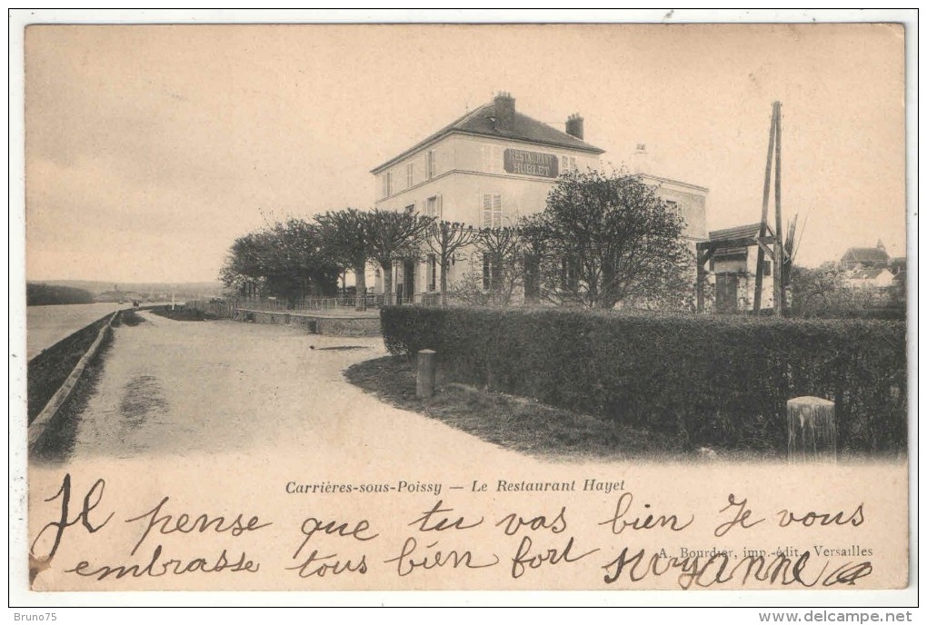 78 - CARRIERES-SOUS-POISSY - Le Restaurant Hayet - Carrieres Sous Poissy