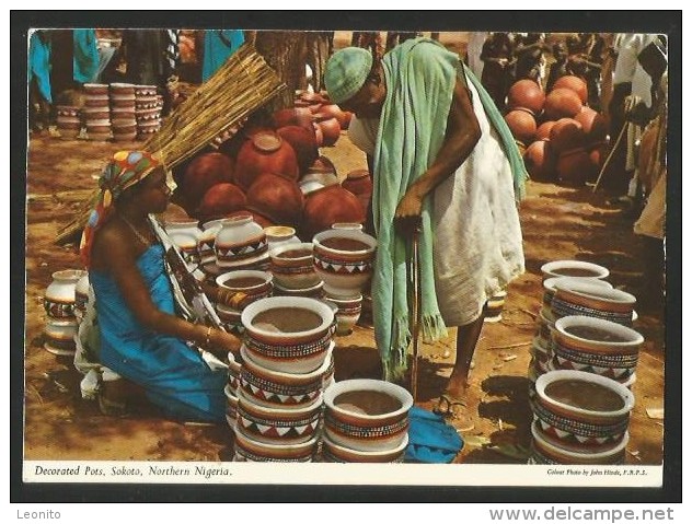 NIGERIA Sokoto Northern Nigeria Decorated Pots - Nigeria