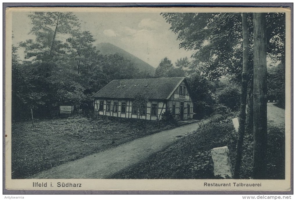 Ilfeld  Südharz  Restaurant Talbrauerei  Uber 1930y.  B858 - Nordhausen