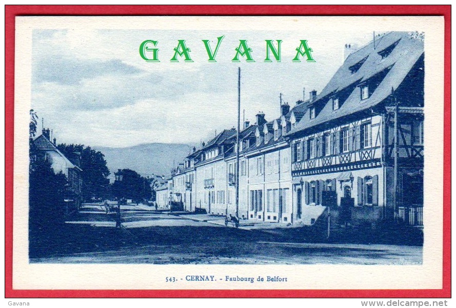 68 CERNAY - Faubourg De Belfort - Cernay