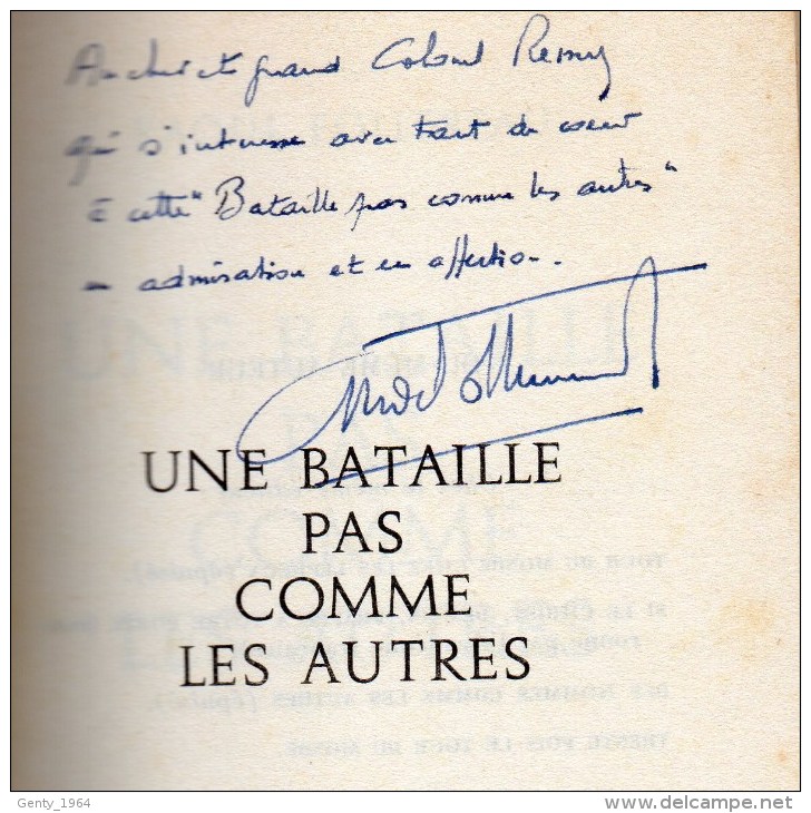 Autographe De Raoul FOLLEREAU Et Adressée Au Colonel REMY - Altri & Non Classificati