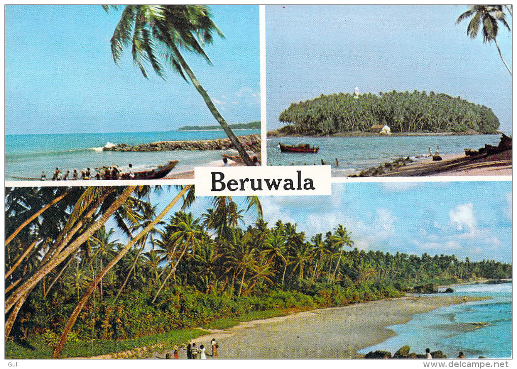 Asie > SRI LANKA  BERUWALA 54 Kilometres From Colombo (Multi Vues)  *PRIX FIXE - Sri Lanka (Ceylon)