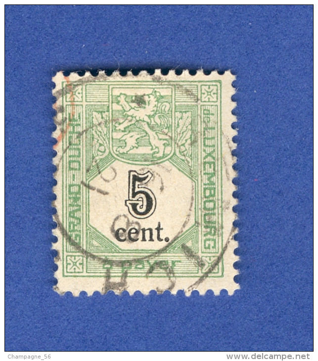 1907 N° 1 TIMBRES TAXE   OBLITÉRÉ  DOS CHARNIÈRE - Abarten & Kuriositäten