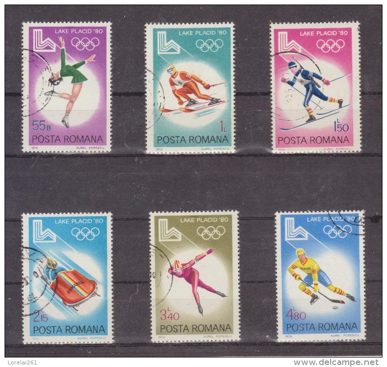 1980 -  J.O. D Hiver A Lake Placid Michel No 3666/3671 Et Yv No 3241/3246 - Used Stamps