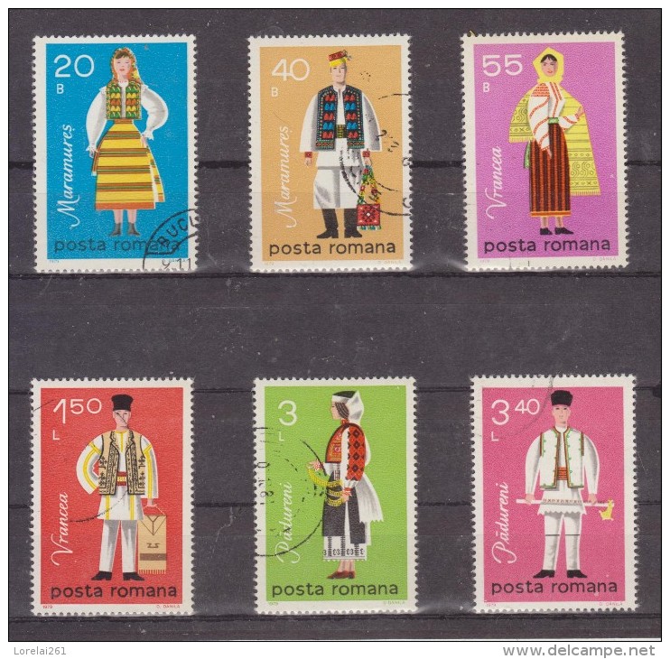 1979 - Costumes Nationaux Michel No 3658/3663 Et Yv No 3197/3202 - Gebraucht