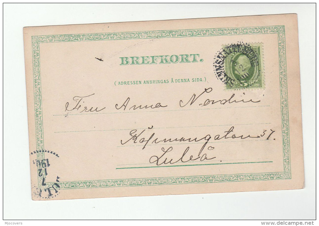 1906 Skinnskatteberg  SWEDEN Stamps COVER (photo Postcard Large HOUSE) - Covers & Documents
