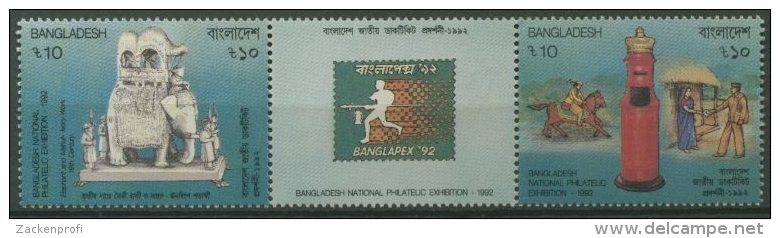 Bangladesch 1992 Briefm.-Ausstellung BANGLAPEX '92 427/28 ZD Postfrisch (C11634) - Bangladesch