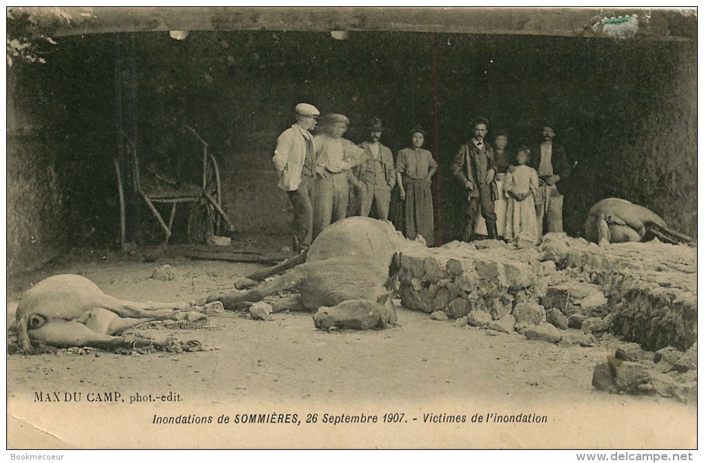 30  SOMMIERES INONDATIONS  Du  26 Septembre 1907  Victimes De L'inondation - Sommières