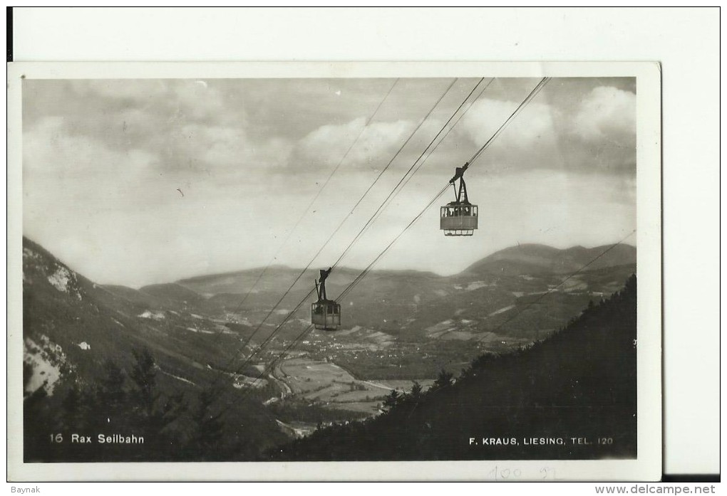 N.O.122   --  RAX SEILBAHN  --  1938 - Raxgebiet