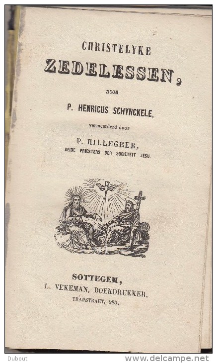 Drukker Vekeman Uit Zottegem-Zedelessen ,H.Schynckele,jezuiet, +- 1860 (approb) - Oud