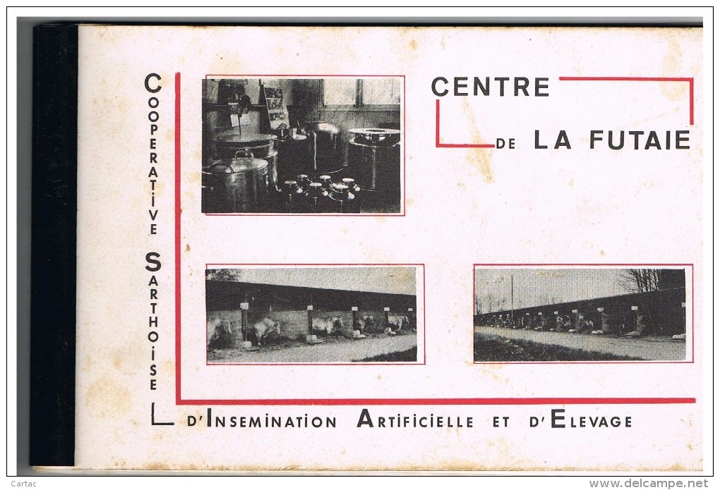 D41 LA VRILLIERE-SAINT-LUBIN-EN-VERGONNOIS.INSEMINATION ARTIFICIELLE DU L&C41.CENTRE DE LA FUTAIE COOP. SARTHOISE 72 - Autres & Non Classés