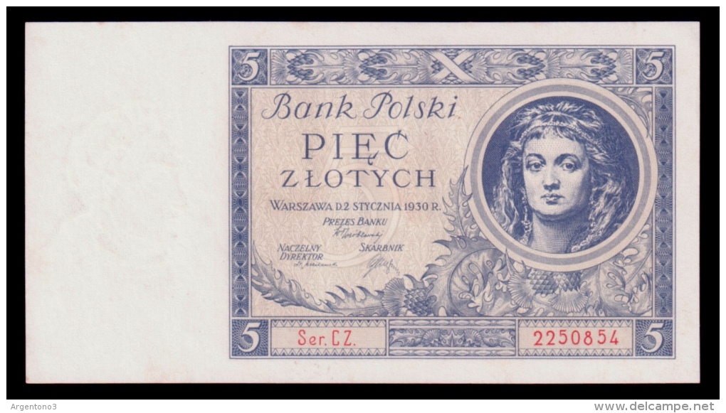 Poland 5 Zlotych 1930 AUNC - Polen