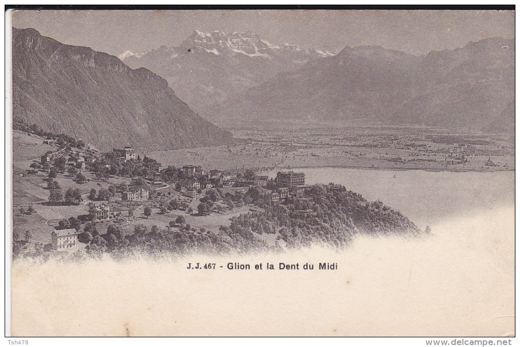 SUISSE---Glion Et La Dent Du Midi---voir 2 Scans - Ilanz/Glion