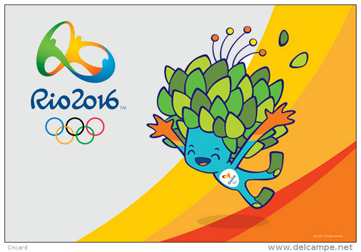 [T59-050 ]  2016 Rio De Janeiro Summer Olympic Games , China Pre-stamped Card, Postal Stationery - Eté 2016: Rio De Janeiro