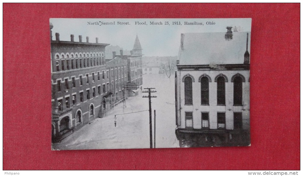 Ohio 1913 Flood North Second Street -----------     ----  Ref  48 - Hamilton