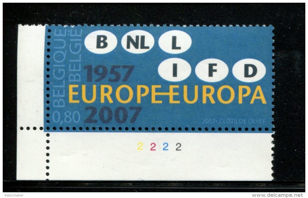 BELGIE POSTFRIS MINT NEVER HINGED POSTFRISCH EINWANDFREI OCB  3635 Plaat 2 - 2001-2010