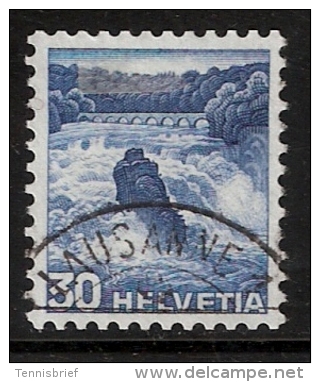 Ausg. 1948, 30 C. Grünl. Blau, Fr. 200.- , #5190 - Rollen