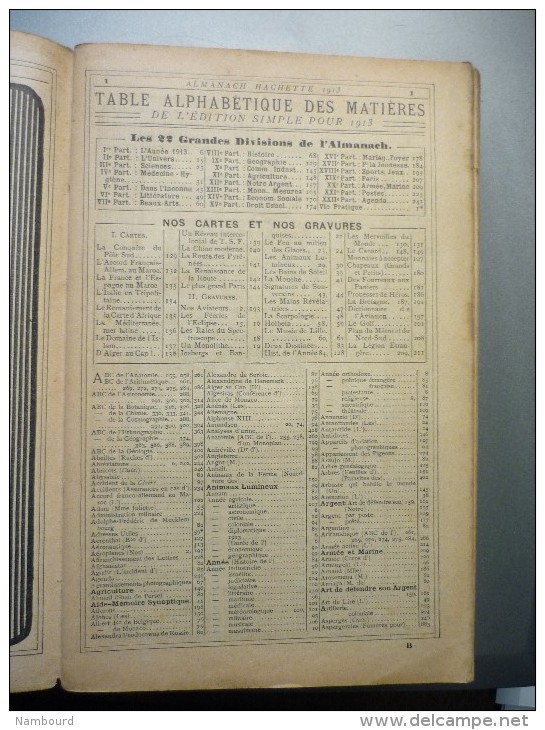 Almanach Hachette 1913 - Encyclopedieën